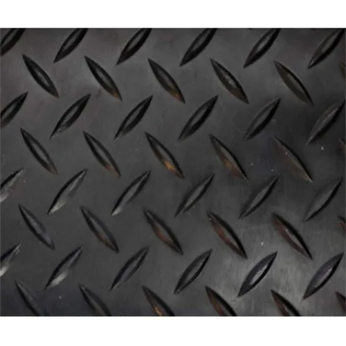 Vista 4 de Rollo de Material Antideslizante Exma Negro Caucho 1 x 10 m Diamantes