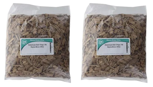 Vista 4 de Home Brew Ohio Chips de roble tostado medio americano, 1 libra.