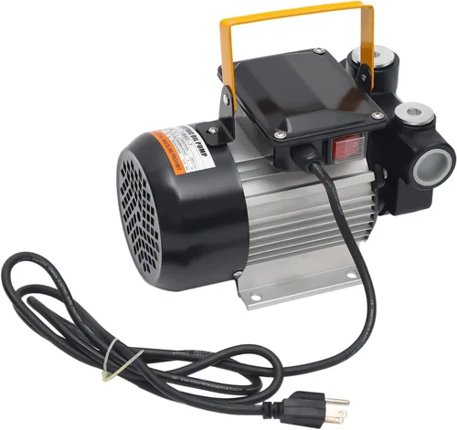 Vista 5 de Bomba eléctrica de transferencia de combustible de aceite diésel de 110 V CA 16 GPM, 550 W, motor multiuso, aceite de queroseno, comercial