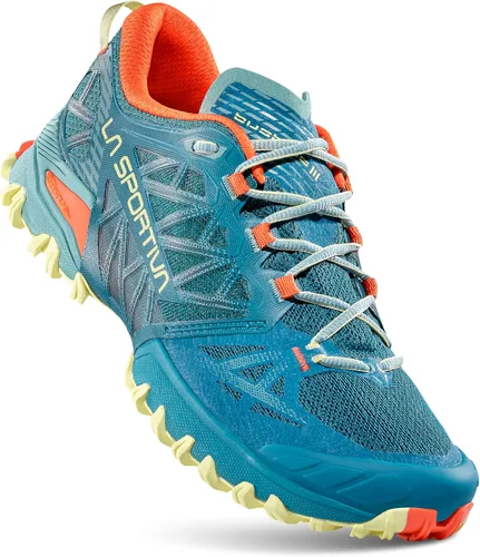 Vista 7 de La Sportiva Zapatillas Bushido III Performance para mujer Everglade/Zest