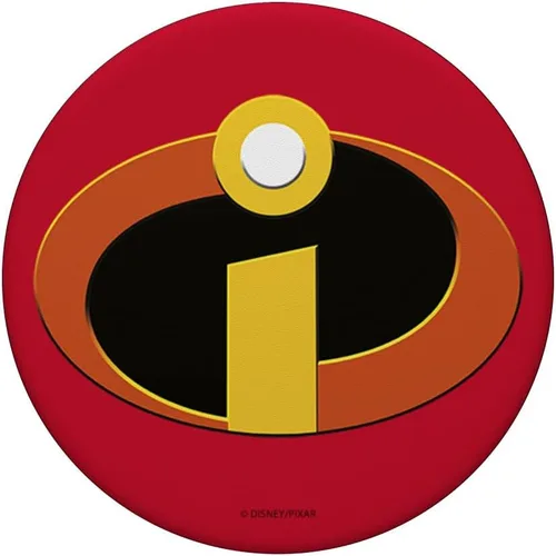 Vista 3 de Disney Pixar Incredibles Classic Logo Rojo - PopSockets Grip and Stand for Phones and Tablets