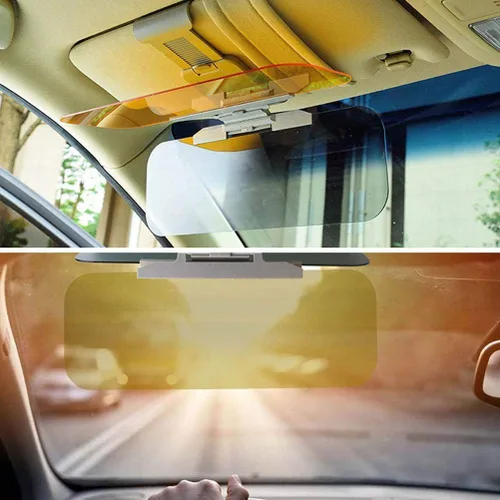 Vista 3 de Extensor de parasol polarizado para automóvil, antirreflejo, bloqueador de sombrilla de día y noche para automóvil