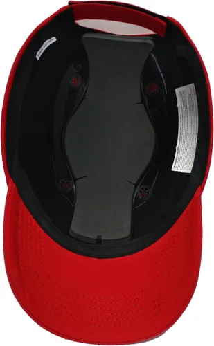 Vista 9 de Red Baseball Safety Bump Caps Helmet Hard Hat Head Protection Caps for Men and Women