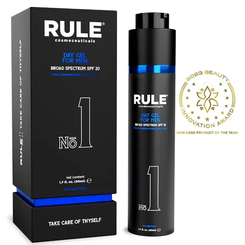 Vista 8 de No.1 Day Gel para hombres, hidratante facial antienvejecimiento 10 en 1 para reducir las arrugas, SPF 20, colágeno, vitaminas B, C y E, combinación