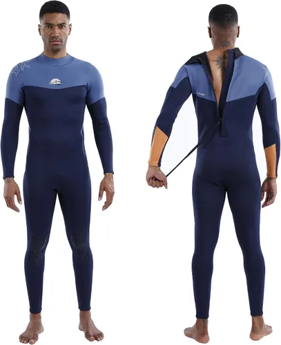Vista 8 de XUKER - Trajes de neopreno para mujer, 0.079 in, cremallera trasera, trajes de buceo de cuerpo completo