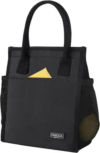 Vista 15 de Bolsa de Almuerzo Aislada para Mujeres, Bolsas de Almuerzo Pequeñas de 6.75L con Múltiples Bolsillos, Bolsa Térmica Reutilizable para Trabajo