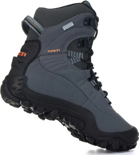 Vista 5 de XPETI Thermator - Botas de senderismo ligeras y antideslizantes para hombre, Nieve