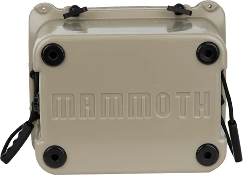 Vista 6 de Mammoth Ranger 25 - Hielera rígida aislada con capacidad de 25 cuartos de galón, capacidad para 30 latas, ideal para barco, campamento, bronceado