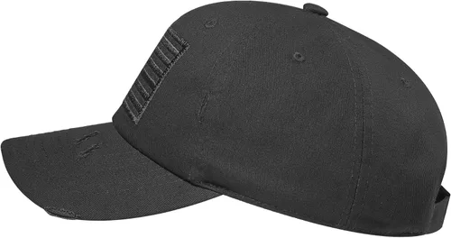 Vista 15 de IIN Gorra de béisbol con bandera estadounidense para hombres y mujeres, de perfil bajo, militar, militar, militar, para papá