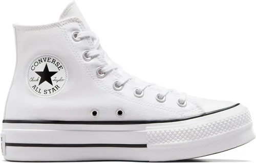 Vista 9 de Converse Chuck Taylor All Star Lift - Tenis de plataforma para mujer Negro/Blanco/Blanco