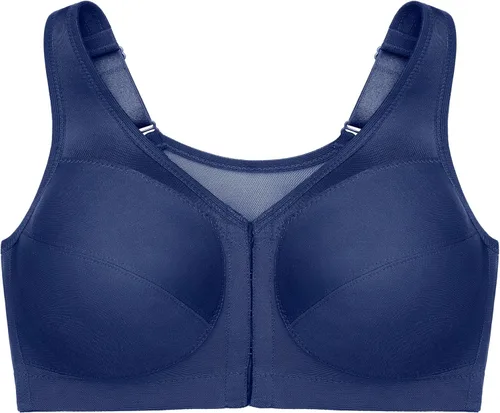 Vista 31 de Sostén Glamorise de mujer, tamaño plus, postura mágica elevada, apoyo de espalda, negro, 48I