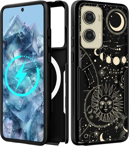 Vista 206 de Funda para Moto G 5G 2024 – Compatible con MagSafe para mujeres y niñas, bonita funda protectora magnética para teléfono, diseño femenino Kawaii