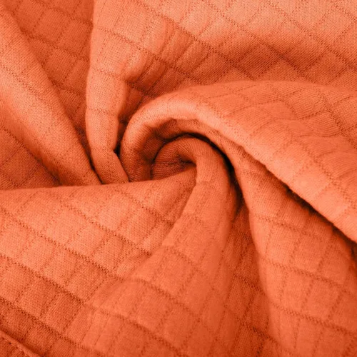 Vista 4 de Ceboyel Sudaderas con capucha de punto gofre para mujer, sudaderas con cordón de ajuste, suéteres casuales de moda, cómodos trajes de otoño