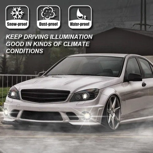 Vista 7 de PIT66 Luces antiniebla, compatibles con Benz Clase C 2008-2011/Benz Clase CL 2008-2014/Benz Clase SL 2009-2012/Benz ML CLASS 2008-2011/Benz R CLASS