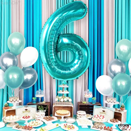 Vista 37 de KatchOn Globo negro del número 1 de 40 pulgadas, globo de feliz cumpleaños Large Mylar Number One Balloon for 1st Birthday Decorations, Foil