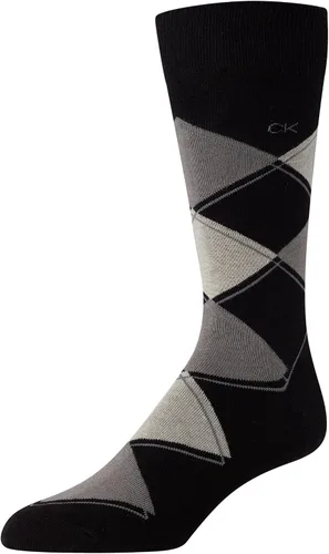 Vista 6 de Calvin Klein Calcetines de vestir para hombre - Calcetines de mezcla de algodón: patrones y sólidos (paquete de 4)
