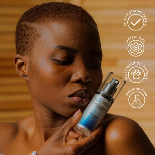 Vista 5 de Suero de retinol 0.5% Cura antienvejecimiento perfecta Crema facial reparadora de piel con retinol al 0.5% Fórmula de grado profesional