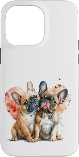 Vista 21 de Carcasa para iPhone 17, diseño de perro francés, diseño de bulldog francés