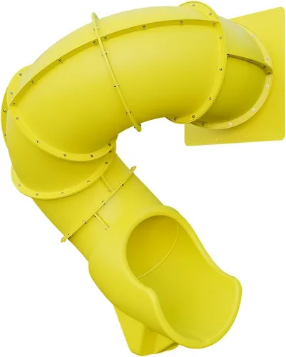 Vista 9 de Tobogán Turbo Twister de 5 pies para juegos – Aventura de giro, paseo suave y seguro TUSK Strong℠ (azul)