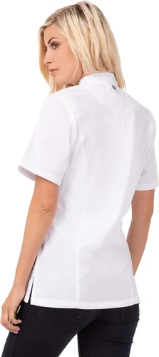 Vista 2 de Chef Works Abrigo de chef Springfield para mujer