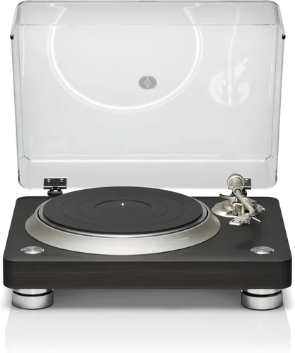 Vista 6 de Denon DP-29F Reproductor de discos completamente automático, tocadiscos analógico con ecualizador de phono RIAA incorporado, diseño único de brazo