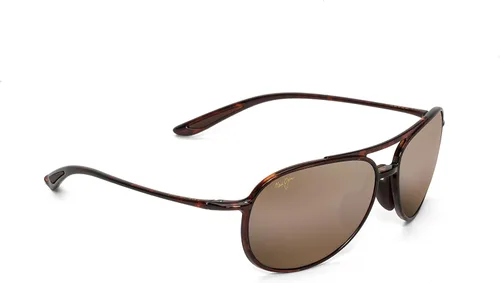 Vista 2 de Maui Jim Mens and Womens Alelele Bridge Polarized Aviator Sunglasses