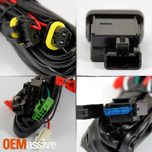 Vista 5 de AKKON - Juego de luces antiniebla para Toyota Tacoma 2005-2011 con bombillas + arnés de cableado + interruptor