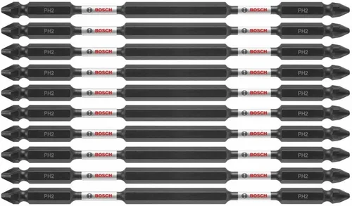 Vista 19 de BOSCH ITDEPH135B Paquete de 10 puntas de destornillador Phillips #1 de 3-1/2 pulgadas resistentes al impacto de doble punta