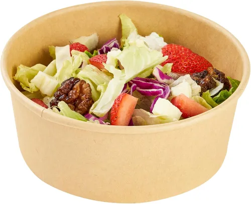 Vista 12 de Restaurantware - Bio Tek - Recipientes para llevar de 6 x 2.5 pulgadas, 200 cuencos desechables para alimentos – Tolerantes al calor, aptos