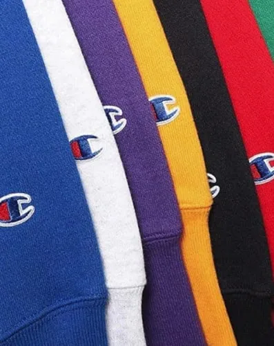 Vista 4 de Champion - Cómoda sudadera con capucha, de tejido invertido de vellón, para hombre, con estampado gráfico