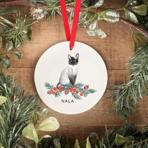 Vista 5 de Adorno personalizado para perro, adorno de Navidad personalizado Golden Retriever, regalos personalizados para amantes de las mascotas, regalos