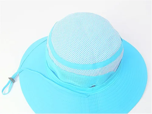 Vista 8 de Sombrero de sol al aire libre para mujer, protección solar, malla de secado rápido, UPF 50+ (tamaño ajustable)
