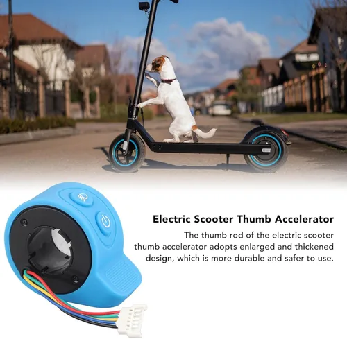 Vista 5 de Dilwe Acelerador de pulgar para scooter eléctrico, acelerador de pulgar sensible, control de velocidad, acelerador de dedo para scooter eléctrico