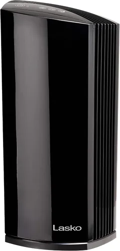 Vista 11 de Lasko LP200 - Purificador de aire de escritorio HEPA con temporizador para un entorno doméstico más limpio y fresco, filtración de 2 etapas que