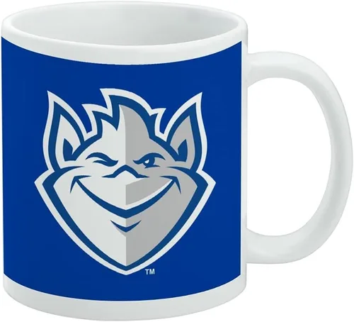 Vista 308 de Taza de cerámica con el logotipo principal de la Universidad Rider, taza de regalo novedosa para café, té y bebidas calientes, 11oz, blanca