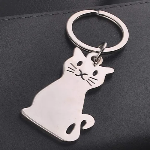 Vista 5 de Elechobby Llavero interesante (forma de gato)