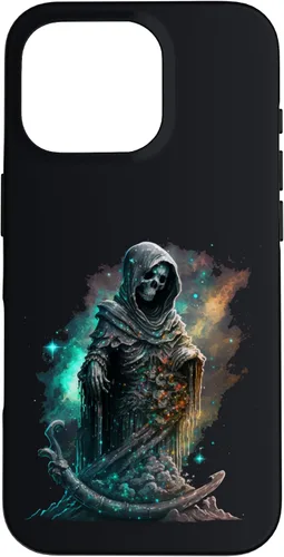 Vista 20 de Santa Muerte - Carcasa para iPhone 17, diseño de folklore mexicano