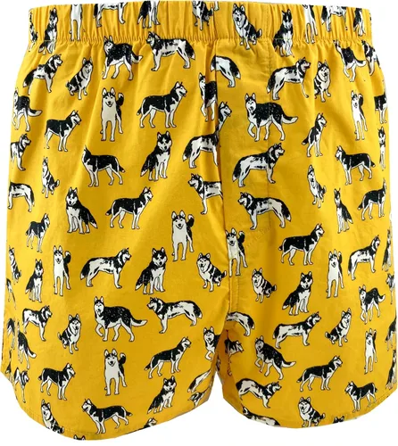 Vista 3 de ROCK ATOLL Calzoncillos tipo bóxer de algodón con estampado novedoso y llamativo para hombre