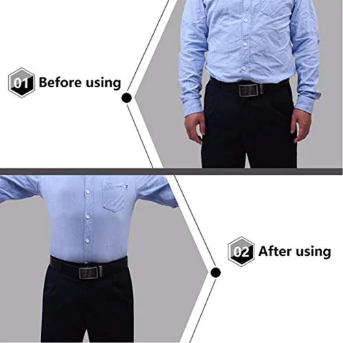 Vista 2 de Camiseta para hombre con correas elásticas ajustables militares para liguero