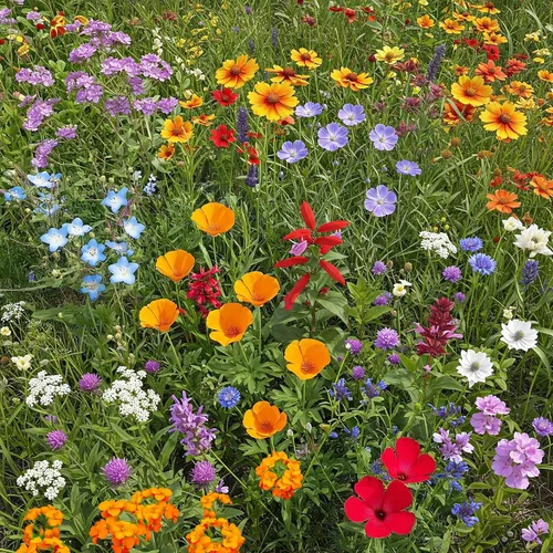 Vista 14 de Ferry Morse Mezcla para Todo Propósito Sol-Sombra a Granel Semillas de Flores Silvestres, 1 lb