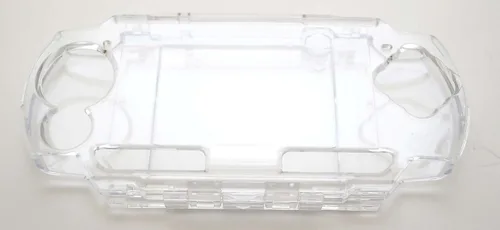 Vista 2 de Carcasa de cristal transparente dura para consola de juegos PSP 2000 3000