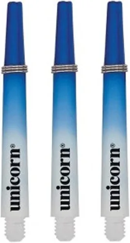 Vista 3 de Unicorn Ejes de dardos Pinza 3 de dos tonos Nylon duradero Corto o mediano 3 o 15 tallos