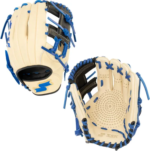 Vista 21 de SSK Z5 Craftsman Guante de béisbol para infield – 11.25” - 11.5” - 11.75” - 12” – Lanzamiento con mano derecha y izquierda