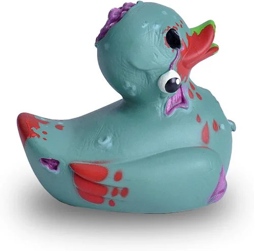 Vista 5 de Wild Republic Patos de goma, juguetes de baño, regalos para niños, juguetes de piscina, juguetes de agua, zombi, 4 pulgadas