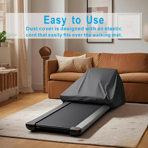 Vista 5 de Funda para alfombrilla de caminar para el hogar, funda impermeable y a prueba de polvo para debajo del escritorio - Compatible con cinta de correr