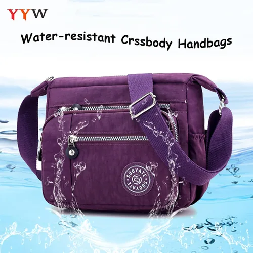 Vista 5 de YYW Bolso cruzado para mujer, multifuncional, para uso diario, viajes, trabajo