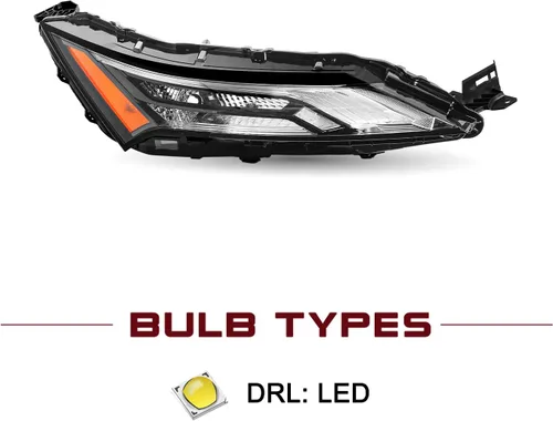 Vista 2 de JSBOYAT Repuesto superior de faros delanteros DRL para Nissan Rogue S, SL, SV 2021 2022 2023, estilo OE para el lado del conductor y del pasajero
