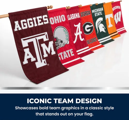 Vista 2 de Party Animal - Banderas cartel con licencia oficial de la NCAA Auburn Tigers