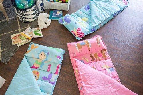 Vista 7 de Wildkin - Colchoneta de microfibra con almohada para niños y niñas pequeños, ideal para guardería y preescolares.