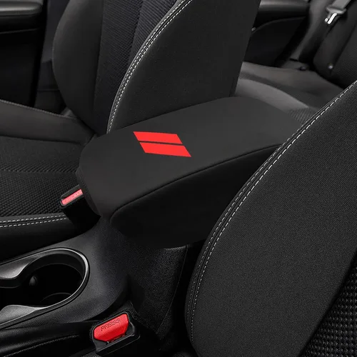 Vista 8 de INTGET Para Dodge Dart Centro Consola Cubierta 2016 2015 2014 2013 Cuero Consola Tapa Protector Coche Central Apoyabrazos Cubierta para Dodge Dart